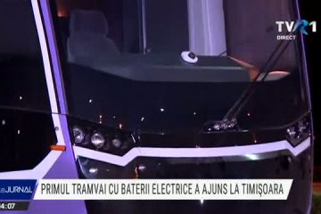 Timișoara: Primul tramvai cu baterii electrice