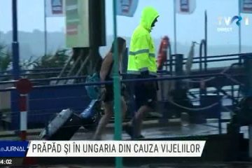 Ungaria: Furtuni în mai multe regiuni