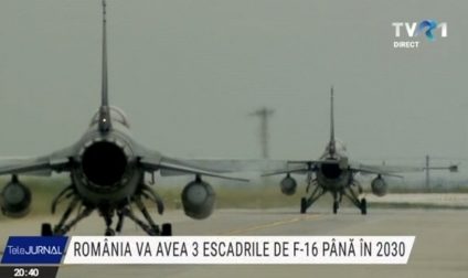 România va avea trei escadrile de F-16 până în 2030, a anunțat generalul Viorel Pană, șeful Statului Major al Forțelor Aeriene