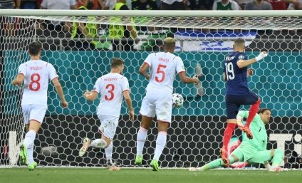 EURO 2020: Franţa, eliminată de Elveţia la loviturile de departajare, la Bucureşti, în optimile de finală