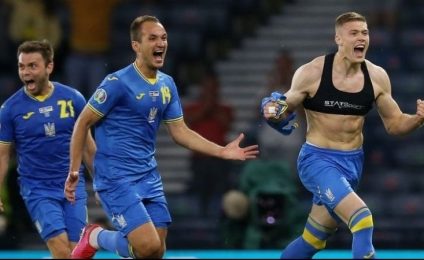 EURO 2020: Ucraina s-a calificat dramatic în sferturi (2-1 cu Suedia), după prelungiri