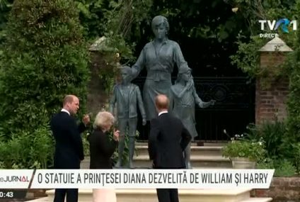 O statuie a Prințesei Diana a fost dezvelită de fiii săi în ziua în care ar fi împlinit 60 de ani. Prințul Harry a venit special din SUA pentru acest eveniment