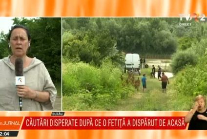 BUZĂU | O fetiță de 5 ani a dispărut de acasă. Peste 140 de polițiști și jandarmi, dar și un elicopter, participă la operațiunea de căutare. Copila are dizabilităţi de dezvoltare şi nu răspunde când este strigată pe nume