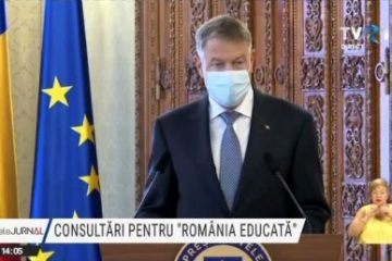 Președintele Klaus Iohannis, consultări pentru România Educată