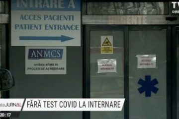 Testarea Covid la internare: Unele spitale au menținut-o, altele – nu, după ce a scăzut numărul cazurilor noi