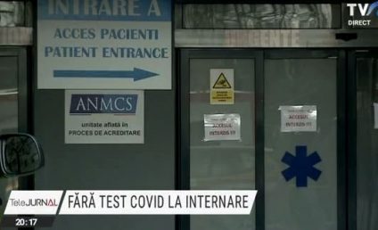 Testarea Covid la internare: Unele spitale au menținut-o, altele – nu, după ce a scăzut numărul cazurilor noi