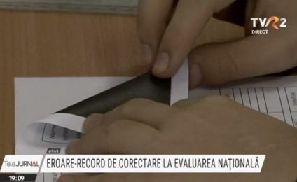 Eroare de corectare la Evaluarea Națională. O elevă din Galați a obținut nota 8,5 la Matematică, după ce inițial lucrarea ei a fost notată cu 3