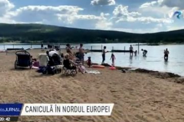 Val de căldură neobișnuit în țările nordice, chiar și aproape de cercul polar