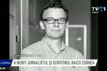 Jurnalistul TVR Raico Cornea a murit la vârsta de 52 de ani