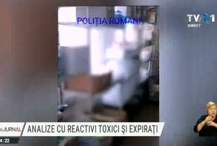 Percheziții într-un dosar în care este vizată o firmă care ar fi vândut spitalelor reactivi toxici