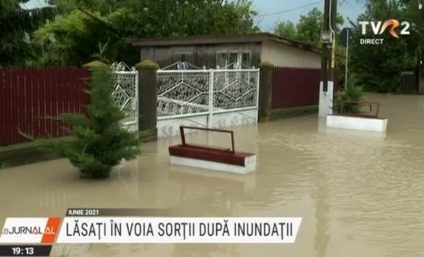 Sinistrații din Bilieşti, Vrancea, lăsați în voia sorții după viiturile devastatoare