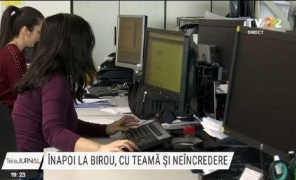 Angajații și întoarcerea la birou: Unii se simt în nesiguranță, alții sunt mai atenți cu sănătatea și confortul lor