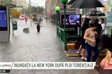 Inundații la New York, după ce furtuna Elsa a lovit Coasta de Est