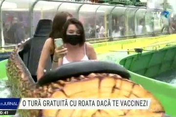 Franța: Tură gratuită în roată dacă te vaccinezi. Centru de vaccinare în parcul de distracții din Paris