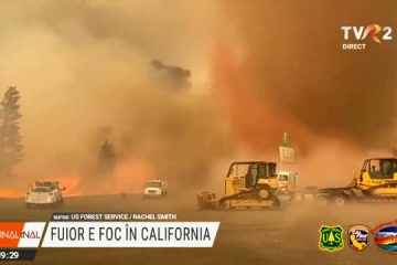 SUA: Un fuior de foc s-a format în nordul Californiei
