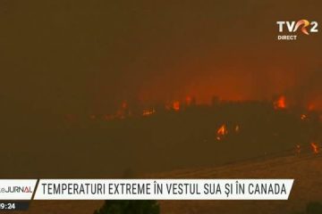 Temperaturi extreme în vestul SUA și în Canada. În Valea Morții din California s-au înregistrat 54 de grade Celsius