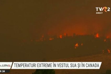 Temperaturi extreme în vestul SUA și în Canada. În Valea Morții din California s-au înregistrat 54 de grade Celsius