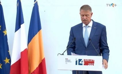 Recepție la Ambasada Franței, de Ziua Națională. Iohannis: Prietenia româno-franceză este puternică, iar Parteneriatul nostru strategic este solid