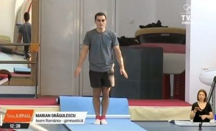 JO Tokyo 2020 Gimnastul Marian Drăgulescu exersează o săritură foarte dificilă pentru Olimpiadă