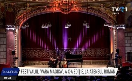 „Marea muzică a lumii la Bucureşti”: Festivalul „Vară Magică”, a X-a ediţie, la Ateneul Român. TVR este co-producător al evenimentului