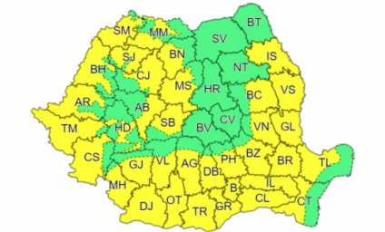 Cod galben de caniculă și disconfort termic ridicat în cea mai mare parte a țării