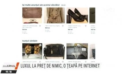 Țeapă pe internet, cu produse așa-zise de lux. Geantă de 1.000 de euro, vândută cu 100 de lei