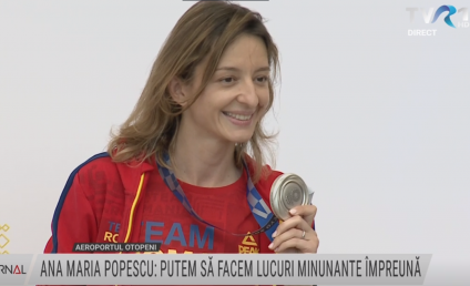 JO Tokyo 2020 Ana Maria Popescu, vicecampioana olimpică la spadă, s-a întors acasă: Anul trecut mergeam într-o cârjă. Visați, oameni buni! Am demonstrat că se poate, nu contează culoarea medaliei!