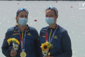 JO 2020 – Canotaj: Medalie de aur la Tokyo pentru Ancuţa Bodnar şi Simona Radiş, în proba de dublu vâsle feminin