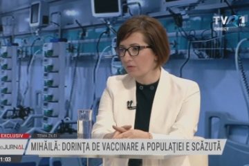 Ioana Mihăilă, ministrul Sănătății, la Tema Zilei, despre valul patru al pandemiei: Ne așteptăm la evoluții rapide. Vaccinarea completă protejează cu peste 90 la sută în fața riscului de spitalizare