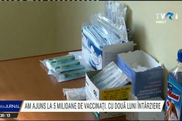 Cu două luni întârziere, a fost atins pragul de 5.000.000 de persoane vaccinate cu o singură doză în România
