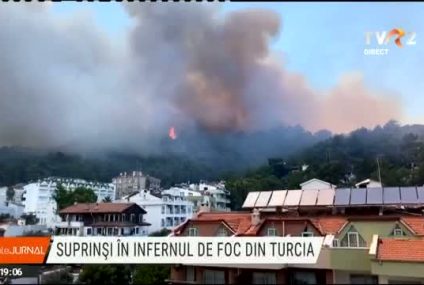 85 de incendii în 26 de provincii ale Turciei. Sute de turişti români au fost evacuaţi