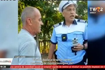 Controale ale poliţiştilor de la Rutieră, pe şoselele ţării.  Pentru prima dată a fost folosită o cameră specială, cu rotaţie de 360 de grad