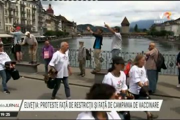Manifestaţii în Franţa, Elveţia şi Germania. Oamenii sunt nemulţumiţi de menţinerea unor restricţii anti Covid dar şi de campaniile de vaccinare