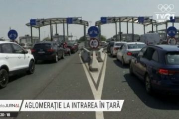 Aglomerație în vămi. Românii întorși din străinătate stau ore în șir la coadă, ca să intre în țară