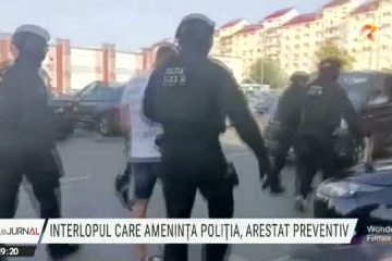 Ridicat, reținut, arestat. Interlopul care s-a filmat amenințându-i pe polițiști va sta după gratii 30 de zile