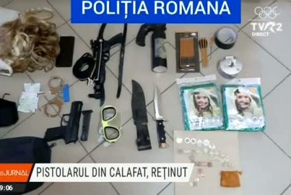 Voia să-și facă dreptate singur și avea un întreg arsenal, inclusiv o arbaletă. Ce au descoperit polițiștii la un bărbat care amenințase cu arma clienții unui bar din Dolj