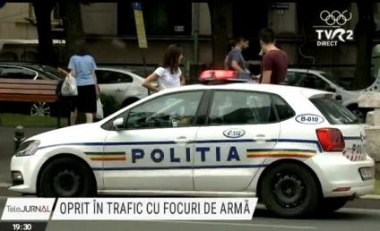 Şofer fără permis, băut și drogat, oprit de polițiștii din Constanța, cu focuri de armă