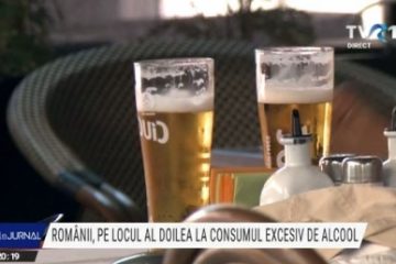Românii, pe locul doi în Uniunea Europeană la consumul excesiv episodic de alcool