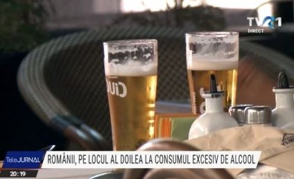 Românii, pe locul doi în Uniunea Europeană la consumul excesiv episodic de alcool