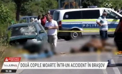 Accident grav în județul Braşov: Doi copii au murit și trei adulți au fost răniți