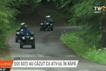 Accident în munţii Apuseni: un ATV s-a răsturnat într-o râpă. O persoană a murit, o alta este grav rănită