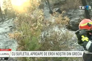 #JurnalDinLuptaCuFocul | Ionuţ Lucian Dumitrescu, unul dintre cei mai tineri pompieri care luptă cu flăcările în Grecia, nu a ezitat să se ofere voluntar atunci când s-a anunţat misiune din Grecia