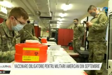 Vaccinarea împotriva COVID-19, obligatorie din septembrie, pentru toţi membrii forţelor armate americane