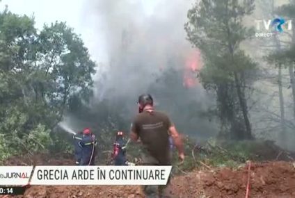 #JurnalDinLuptaCuFocul | Incendiile din Grecia s-au declanşat pe fondul celui mai intens val de căldură care a lovit ţara în ultimele trei decenii