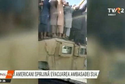 Afganistan: Militarii americani sprijină evacuarea ambasadei SUA. Talibanii avansează spre Kabul, iar forțele afgane nu opun rezistență