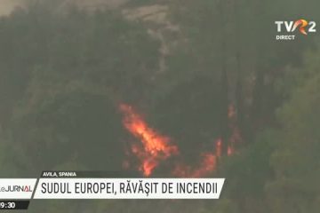 Sudul Europei este răvăşit de incendii. Cele mai afectate zone sunt în Spania, Portugalia şi Franţa, oamenii sunt sfătuiți să evite deplasările