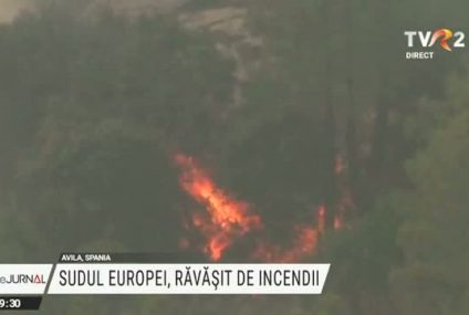 Sudul Europei este răvăşit de incendii. Cele mai afectate zone sunt în Spania, Portugalia şi Franţa, oamenii sunt sfătuiți să evite deplasările