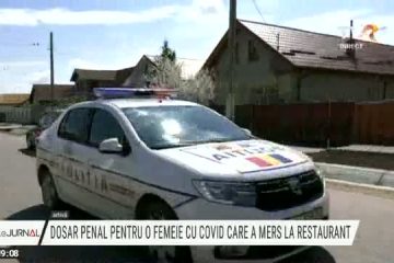 Infectată cu coronavirus, a mers la restaurant. Femeie din Timiș, amendată și cercetată pentru zădărnicirea combaterii bolilor