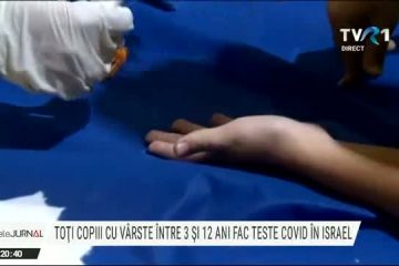 Israelul a lansat o campanie de testare COVID a copiilor, înainte de începerea anului școlar