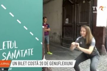 La Cluj-Napoca, un bilet de autobuz costă 20 de genuflexiuni